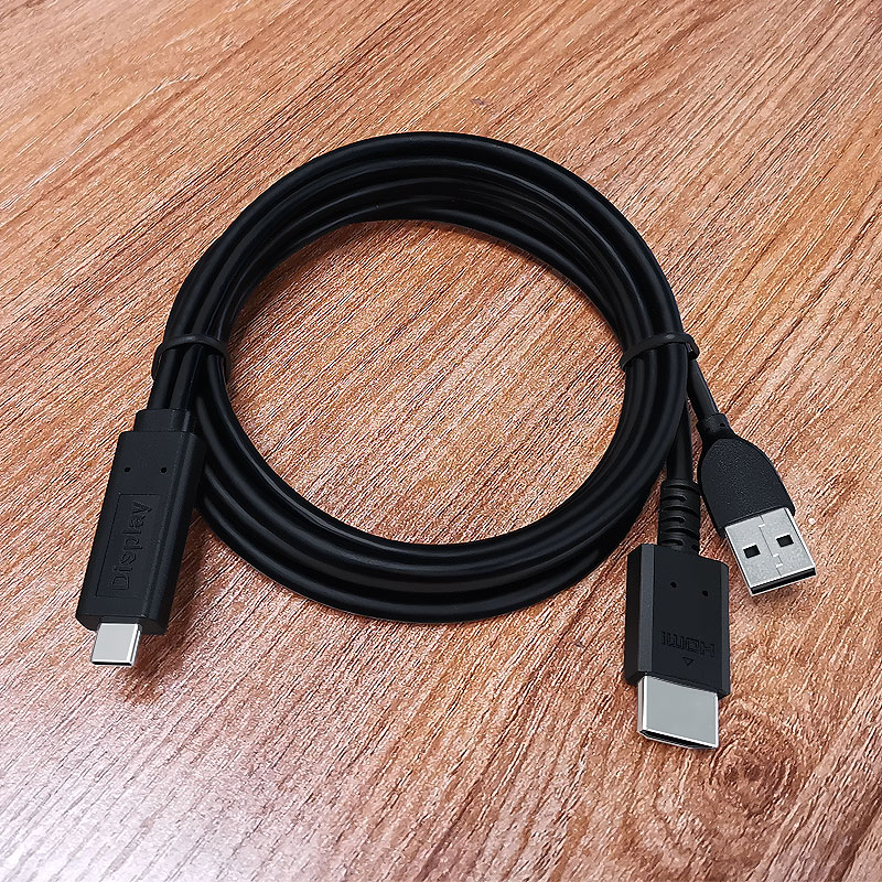 HDMI转USB Type-C转接线