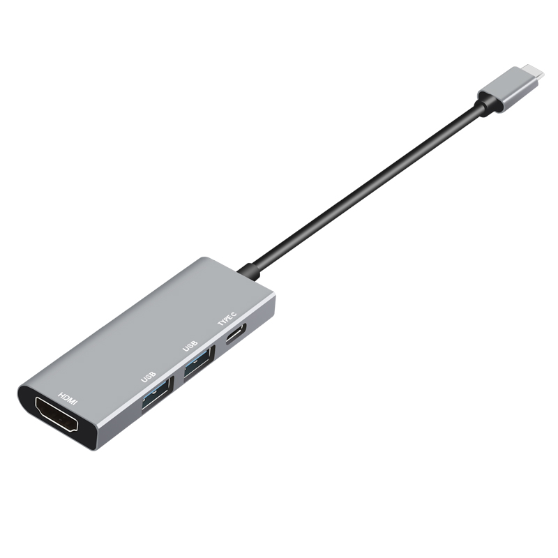 4口USB Type-C扩展坞