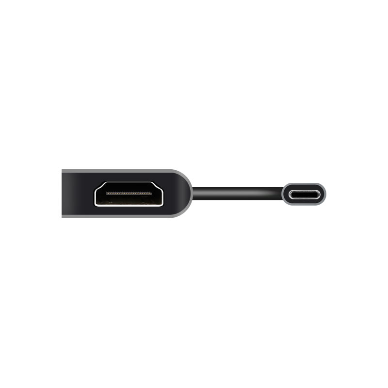 4个接口USB-C扩展坞