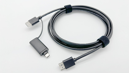 能作HDMI线用，又能作USB-C转HDMI视频线用