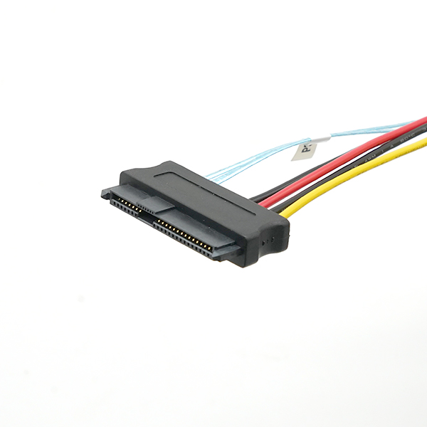 SFF-8643 to SFF8482+电源线