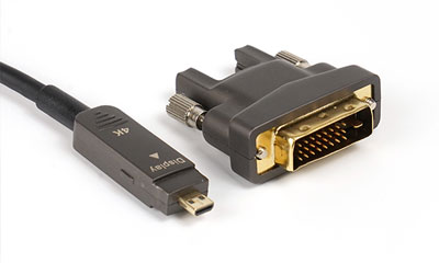 mini HDMI转DVI 光纤线